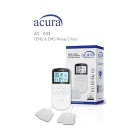 Acura AC-933 50 Programlı Çift Kanallı Profesyonel Tens Cihazı
