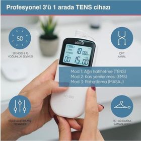 Acura AC-933 50 Programlı Çift Kanallı Profesyonel Tens Cihazı