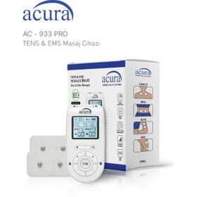 Acura AC-933 PRO 22 Programlı Çift Kanallı Şarj Edilebilir Profesyonel Tens Cihazı