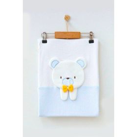 Ada Bebek Baby Bear Aksesuarlı Lüxs Penye Bebek Battaniye