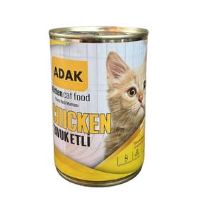 Adak Tavuk Etli 415 gr Yavru Kedi Maması Konserve