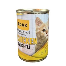 Adak Tavuk Etli 415 gr Yavru Kedi Maması Konserve
