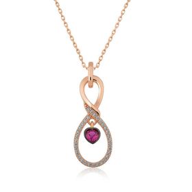 Adal Silver Rose Sonsuz Kalp Gümüş Kolye