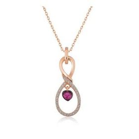 Adal Silver Rose Sonsuz Kalp Gümüş Kolye