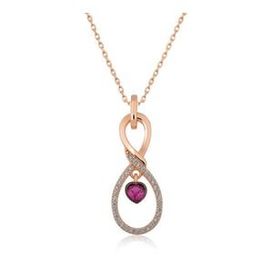 Adal Silver Rose Sonsuz Kalp Gümüş Kolye