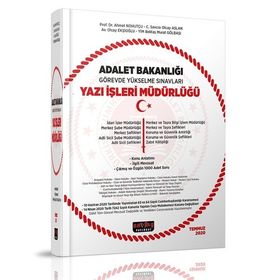 Adalet Bakanlığı 2020 GYS Konu Anlatımı ve 1000 Soru - Savaş Yayınları