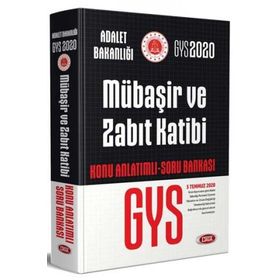 Adalet Bakanlığı Mübaşir ve Zabıt Katibi Konu Anlatımlı Soru Bankası - Data Yayınları
