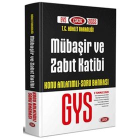Adalet Bakanlığı Mübaşir ve Zabıt Katibi Konu Anlatımlı Soru Bankası - Data Yayınları