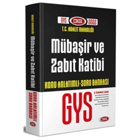 Adalet Bakanlığı Mübaşir ve Zabıt Katibi Konu Anlatımlı Soru Bankası - Data Yayınları