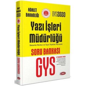 Adalet Bakanlığı Yazı İşleri Müdürlüğü GYS Soru Bankası - Data Yayınları