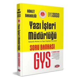 Adalet Bakanlığı Yazı İşleri Müdürlüğü GYS Soru Bankası - Data Yayınları