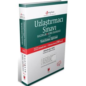 Adalet Yayınevi Uzlaştırmacı Sınavı Hazırlık + Soru Bankası ve Yenileme Eğitimi