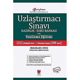 Adalet Yayınevi Uzlaştırmacı Sınavı Hazırlık + Soru Bankası ve Yenileme Eğitimi