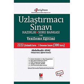 Adalet Yayınevi Uzlaştırmacı Sınavı Hazırlık + Soru Bankası ve Yenileme Eğitimi