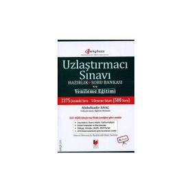 Adalet Yayınevi Uzlaştırmacı Sınavı Hazırlık + Soru Bankası ve Yenileme Eğitimi