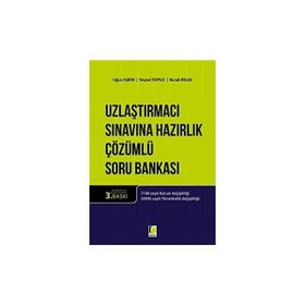 Adalet Yayınevi Uzlaştırmacı Sınavına Hazırlık Çözümlü Soru Bankası