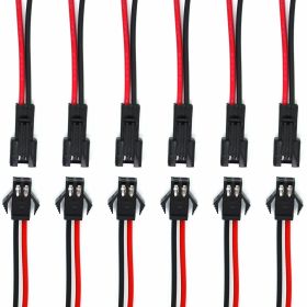Adam 10 Takım 2 Pin Kablolu 10 cm Konnektör Led Soket Fiş
