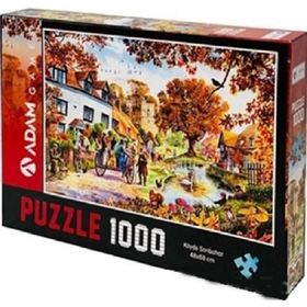 Adam Games 1000 Parça Köyde Sonbahar Puzzle