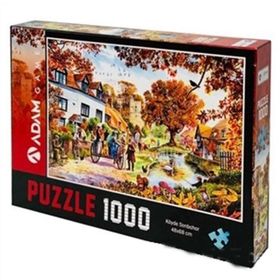 Adam Games 1000 Parça Köyde Sonbahar Puzzle