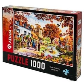 Adam Games 1000 Parça Köyde Sonbahar Puzzle