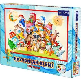 Adam Games 120 Parça Puzzle Hayvanlar Alemi