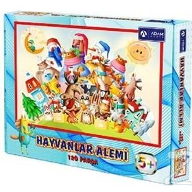 Adam Games 120 Parça Puzzle Hayvanlar Alemi