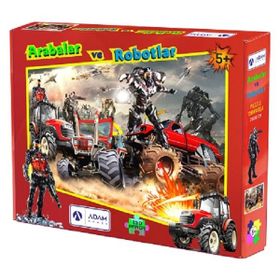 Adam Games 150 Parça PuzzleArabalar Ve Robotlar