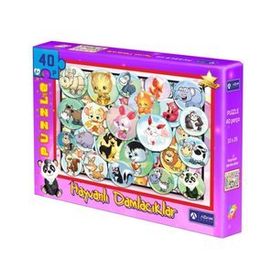Adam Games 40 Parça Puzzle Hayvanlı Damlacıklar