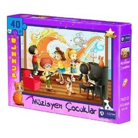 Adam Games 40 Parça Puzzle Müzisyen Çocuklar