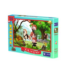 Adam Games 50 Parça Puzzle Vikingler