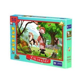 Adam Games 50 Parça Puzzle Vikingler