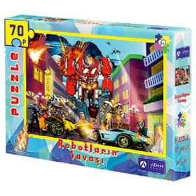 Adam Games 70 Parça Puzzle Robotların Savaşı