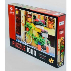 Adam Games Bisiklet Ve Çiçekler 1000 Parça Puzzle
