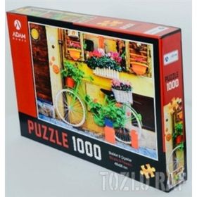 Adam Games Bisiklet Ve Çiçekler 1000 Parça Puzzle