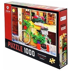 Adam Games Bisiklet Ve Çiçekler 1000 Parça Puzzle