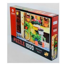 Adam Games Bisiklet Ve Çiçekler 1000 Parça Puzzle