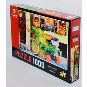 Adam Games Bisiklet Ve Çiçekler 1000 Parça Puzzle