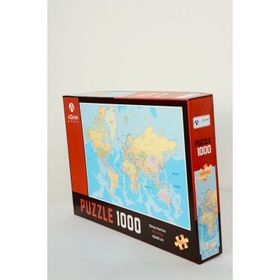 Adam Games Dünya Haritası 1000 Parça Puzzle