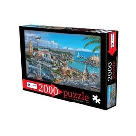 Adam Games Dünya Kolaj 2000 Parça Puzzle