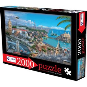 Adam Games Dünya Kolaj 2000 Parça Puzzle
