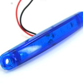 Adam Marker 9 Ledli Parmak 12V 24V Mavi Led Lamba