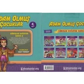 Adam Olmuş Çocuklar - Güneşler Doğuyor Serisi 10 Kitap Set - Serhat Filiz Suat Sungur