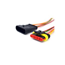 Adam Süper Seal 1 Takım 5 Pin Kablolu Elektrik Soketi Su Geçirmez Konnektör