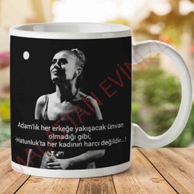 Adamlık Hatunluk Baskılı Kupa