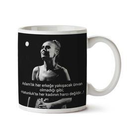 Adamlık Hatunluk Baskılı Kupa
