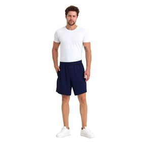 Adams Sportswear Erkek Waffle Örgü Comfort Fit Lacivert Şort