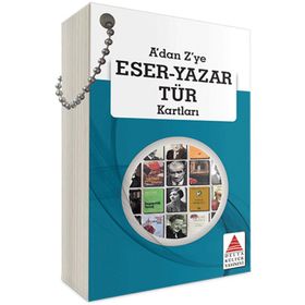A’dan Z’ye Eser-Yazar Tür Kartları Delta Kültür Basım Yayın