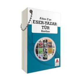 A'Dan Z'Ye Eser Yazar Tür Kartları-Delta Yayınları
