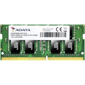 Adata AD4S2666316G19-B 16GB 2666MHZ Ddr4 Notebook Ram