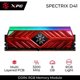 Adata AX4U320038G16-SR41 XPG Spectrix D41 8GB 3200MHz DDR4 Oyuncu Ram